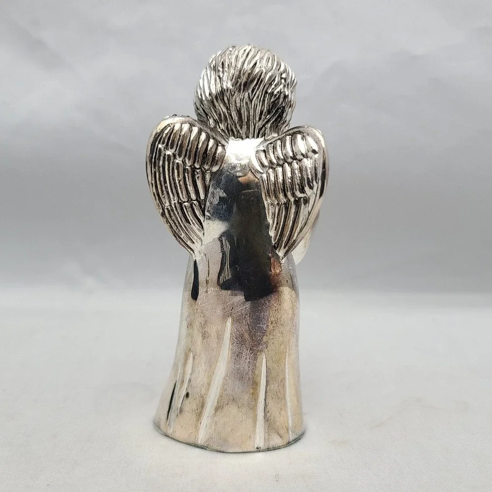 Vintage Godinger Silver Art Company Angel Cherubs Salt & Pepper Shakers With Box